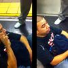 Video: Please Don't Smoke A Cigarette While Sitting On The Floor Of The Subway